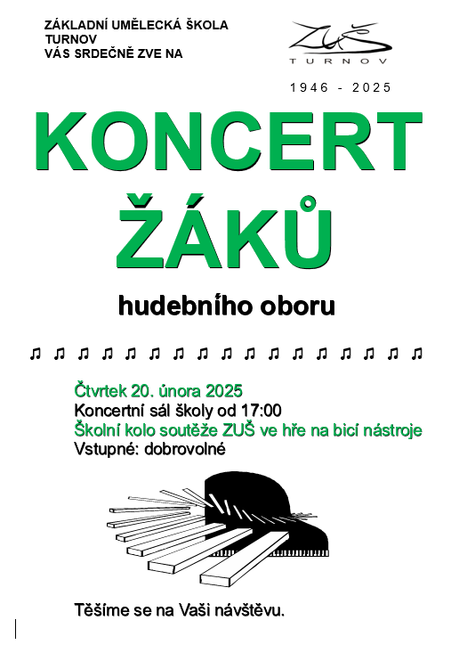 Koncert žáků 20.02.2025