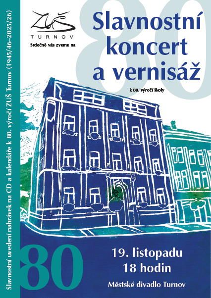 Koncert k 80. výročí založení ZUŠ Turnov