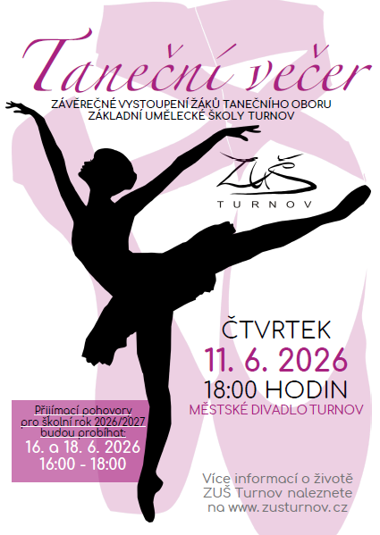 Závěrečné vystoupení tanečního oboru